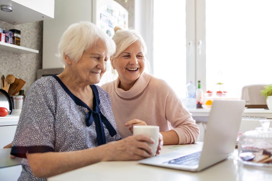 digital monitoring for senior in their home